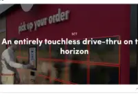 touchless drive thru kiosk