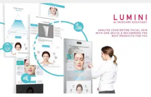skincare kiosk AI