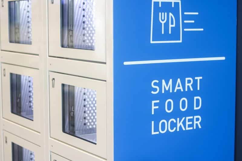 Smart Food Lockers by Panasonic, Contactless and Pickup Services