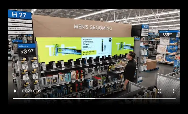 Walmart interactive store