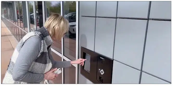 Verizon pickup lockers