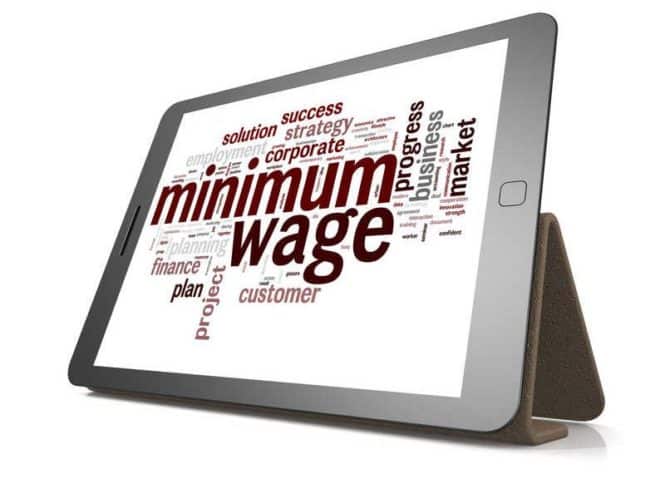 minimum wage restaurant numbers