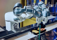 flex picker burger robot